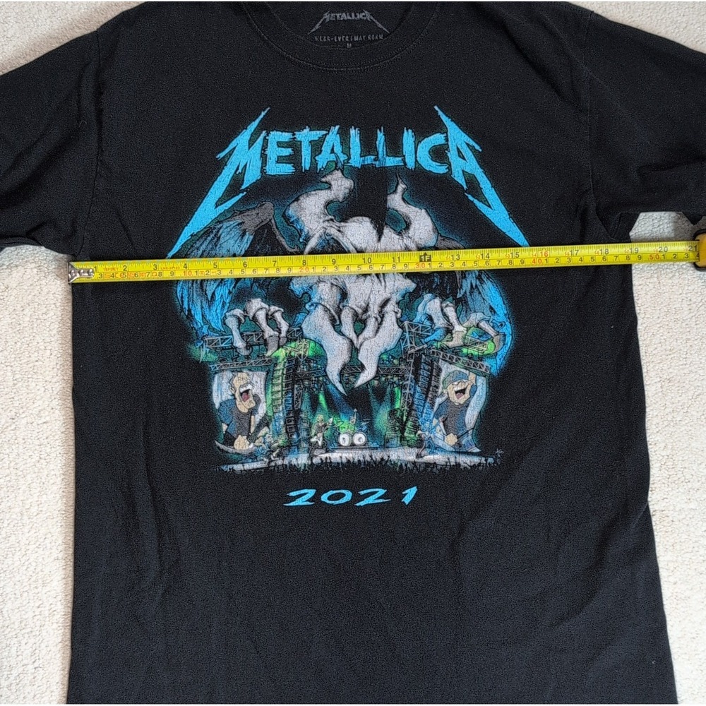 Metallica 2021 Tour Shirt Wherever I May Roam Men's Size M Concert Merch - Picture 4 of 10